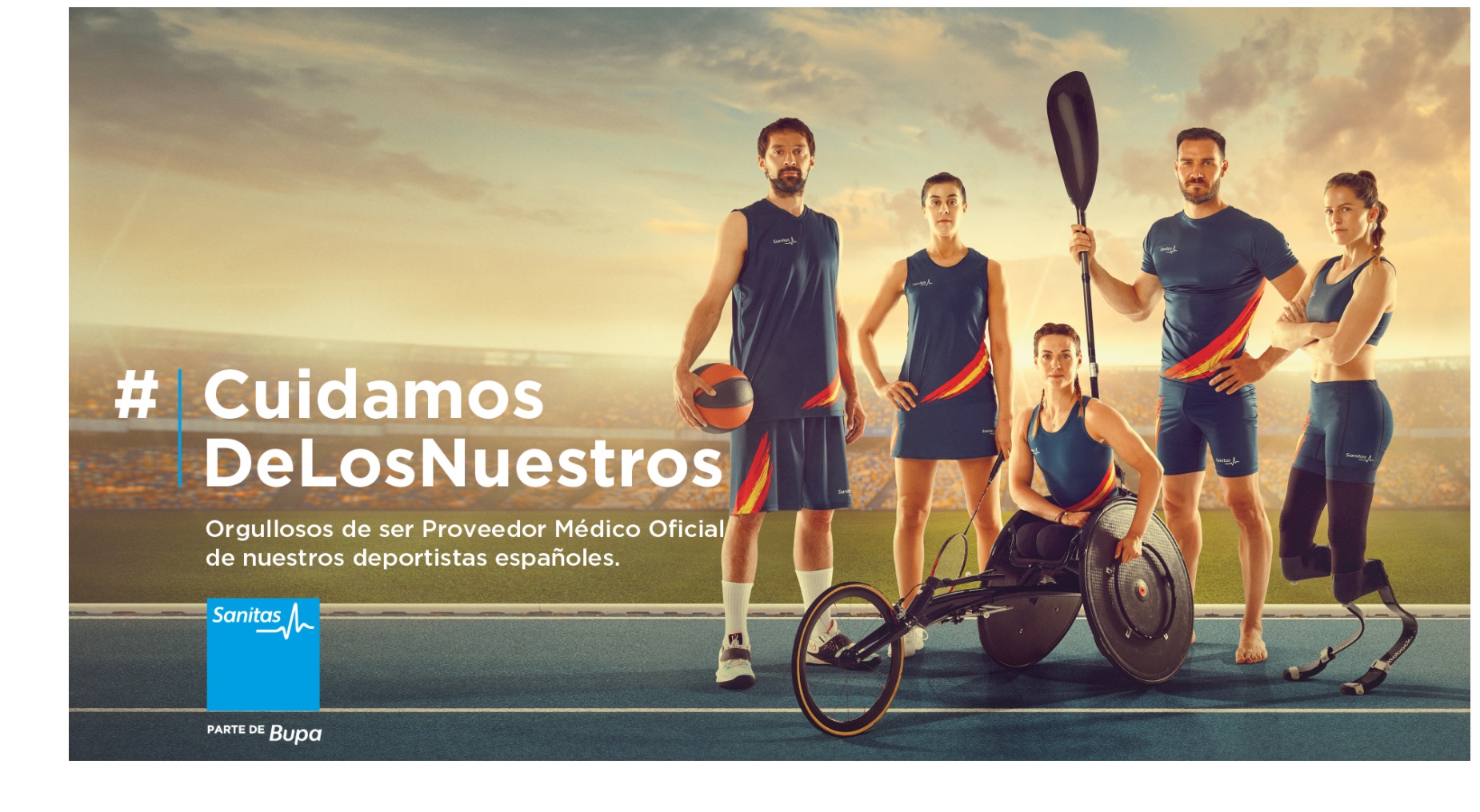 Smilebrand, crea, campaña, #CuidamosDeLosNuestros, apoyo, deportistas, españoles,Sanitas, programapublicidadSmilebrand, crea, campaña, #CuidamosDeLosNuestros, apoyo, deportistas, españoles,Sanitas, programapublicidad