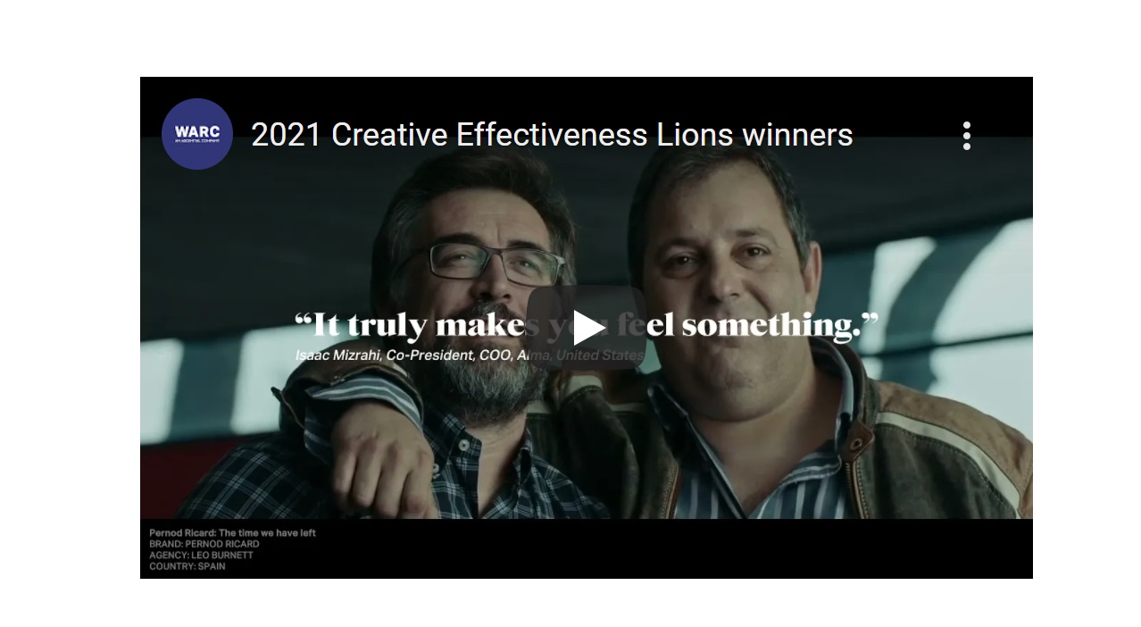 WARC ,claves , ganadores , Leones , Creative Effectiveness , Cannes 2021, programapublicidad