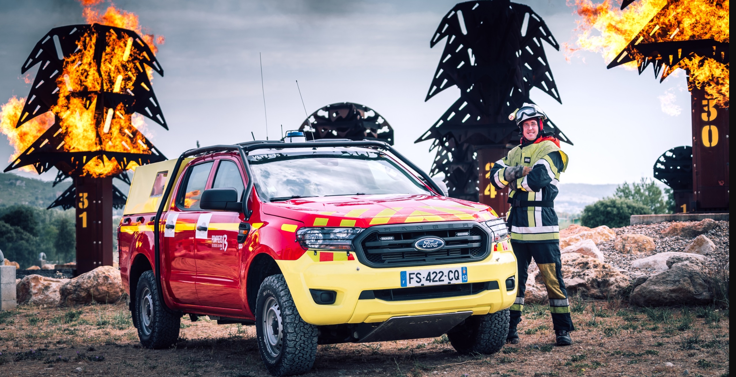 vídeo ,Ford , Lifesavers , héroes ,franceses , lucha , contra el fuego , incendios, programapublicidad