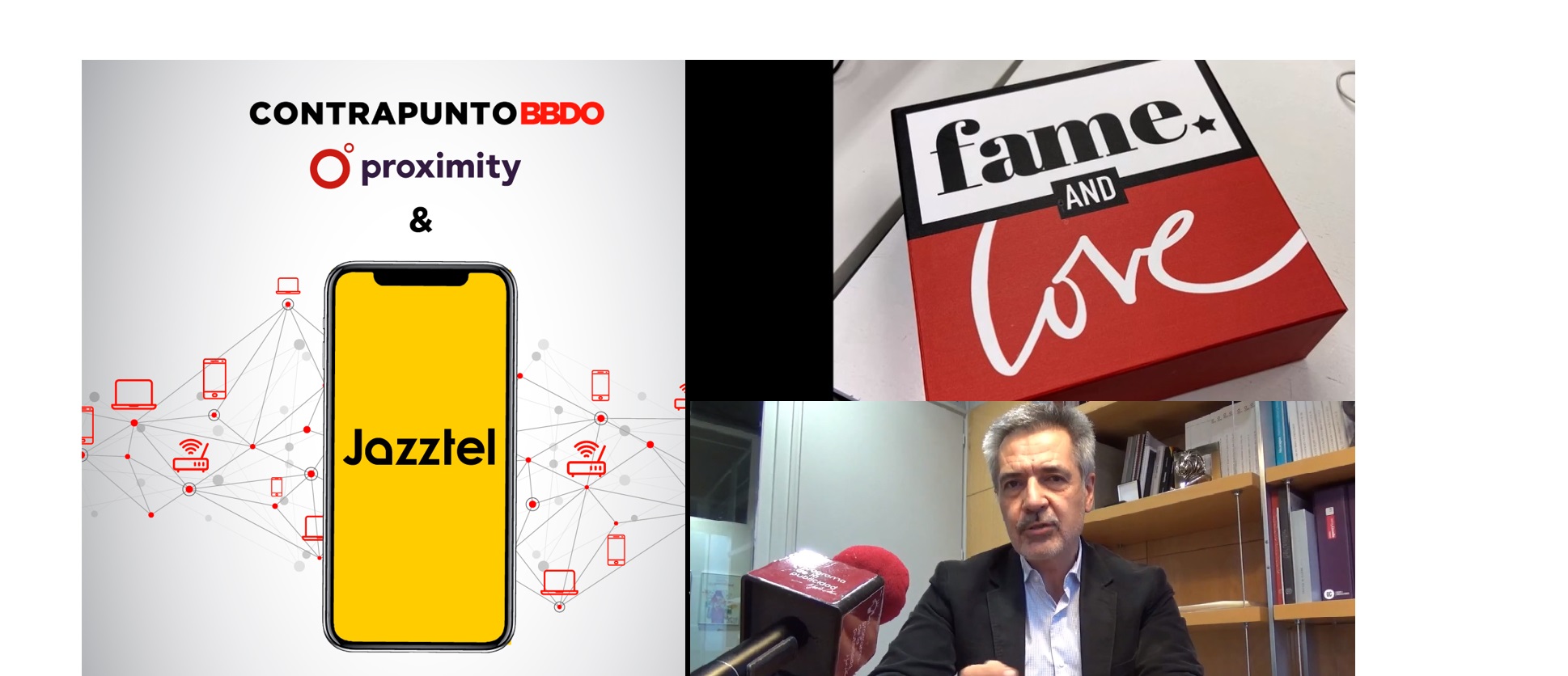 contrapunto, bbdo, proximity, jazztel, david coral, fame, love, programapublicidad