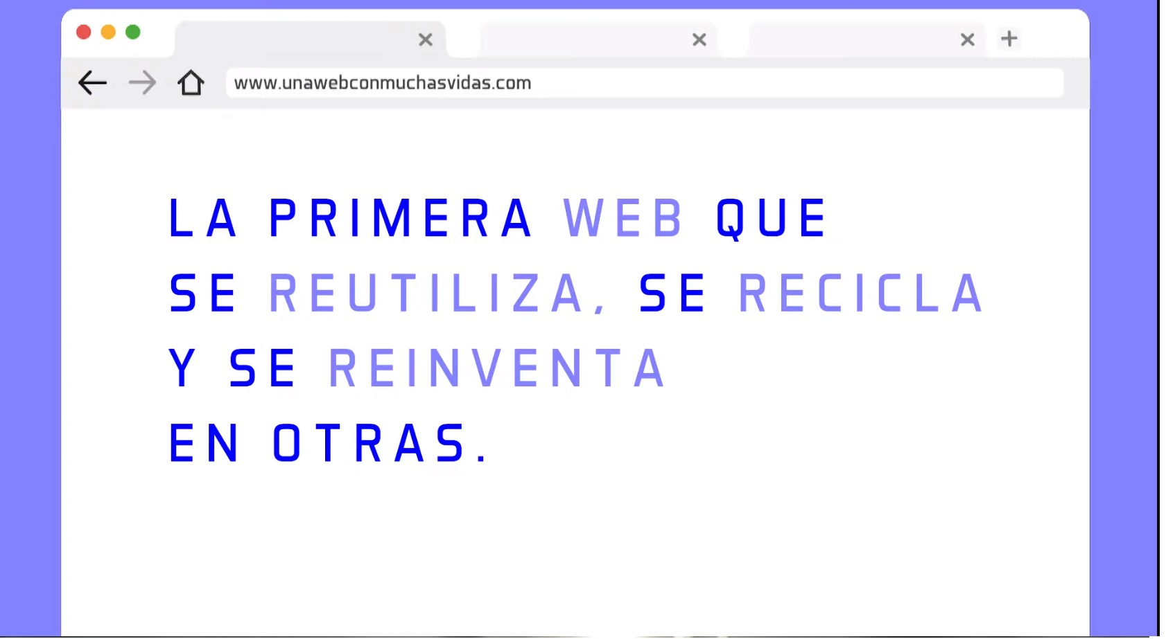 unawebconmuchasvidas, web, reutiliza, shackleton. programapublicidad