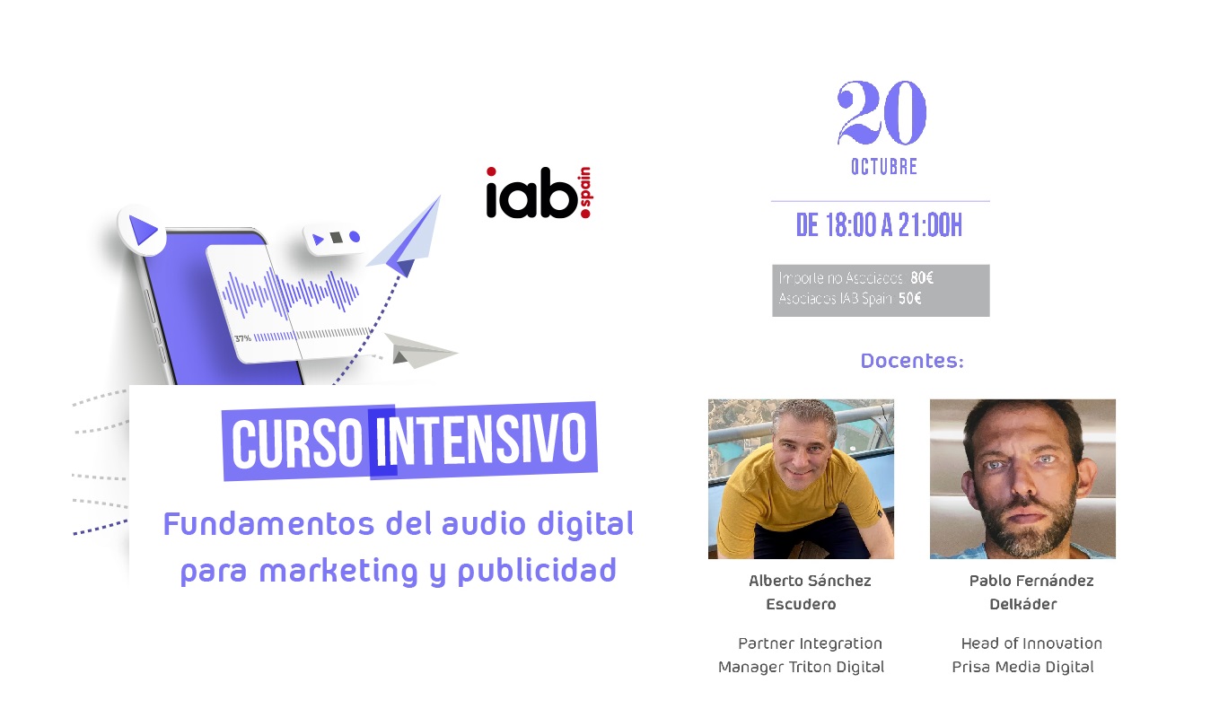 IAB, FUNDAMENTOS, AUDIO, DIGITAL, MARKETING Y PUBLICIDAD, programapublicidad