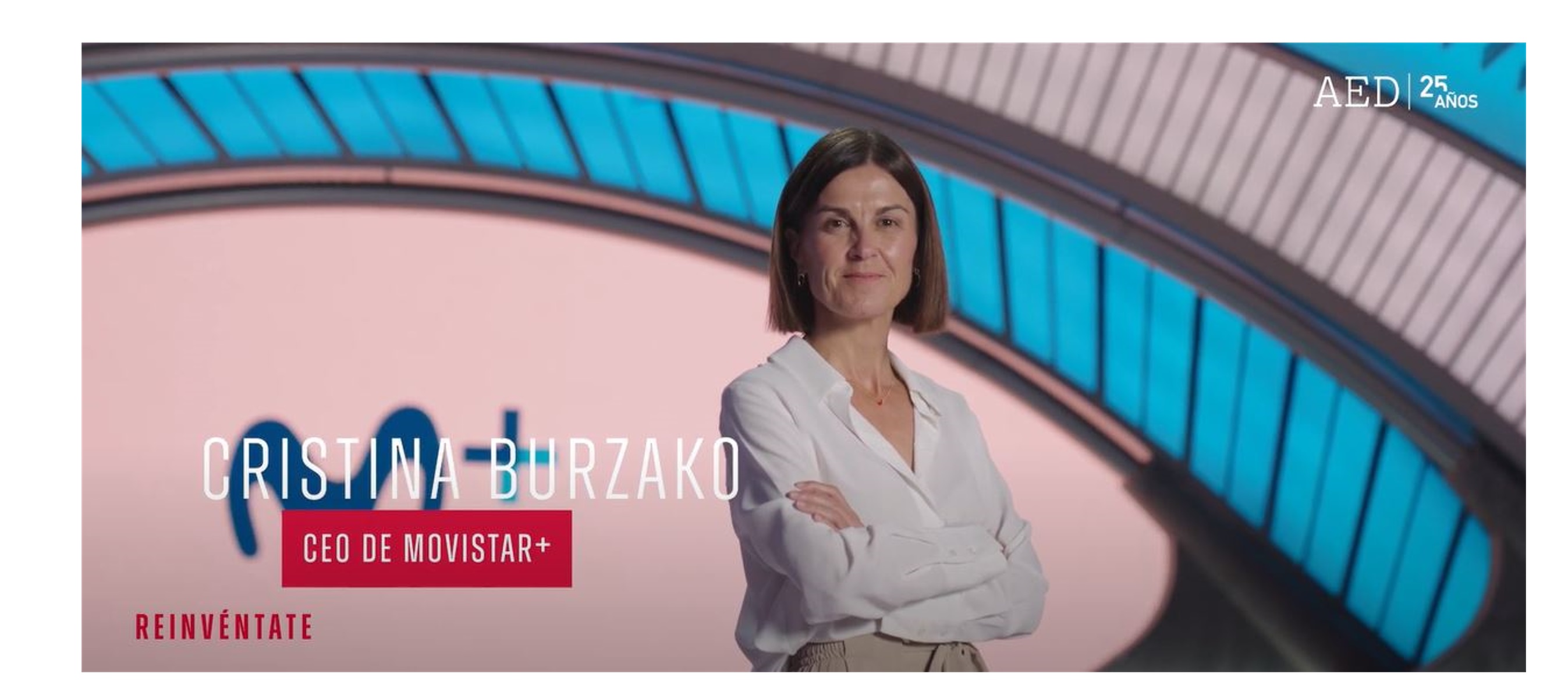 Movistar+, Cristina Burzako, quinto , capítulo , Reinvéntate , Leadership Stories, serie, liderazgo, programapublicidad