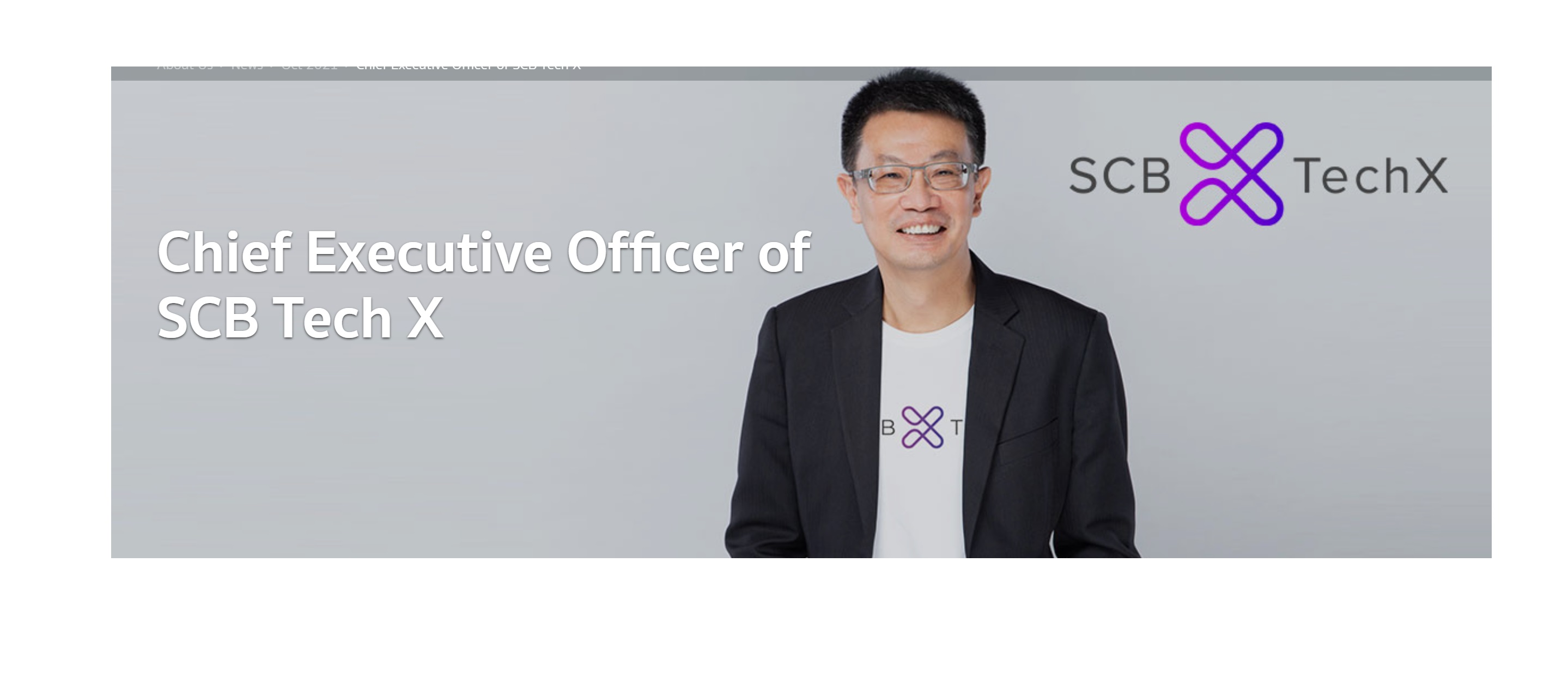 SCB Tech X ,Announces ,Trirat Suwanprateeb ,Chief Executive Officer, programapublicidad