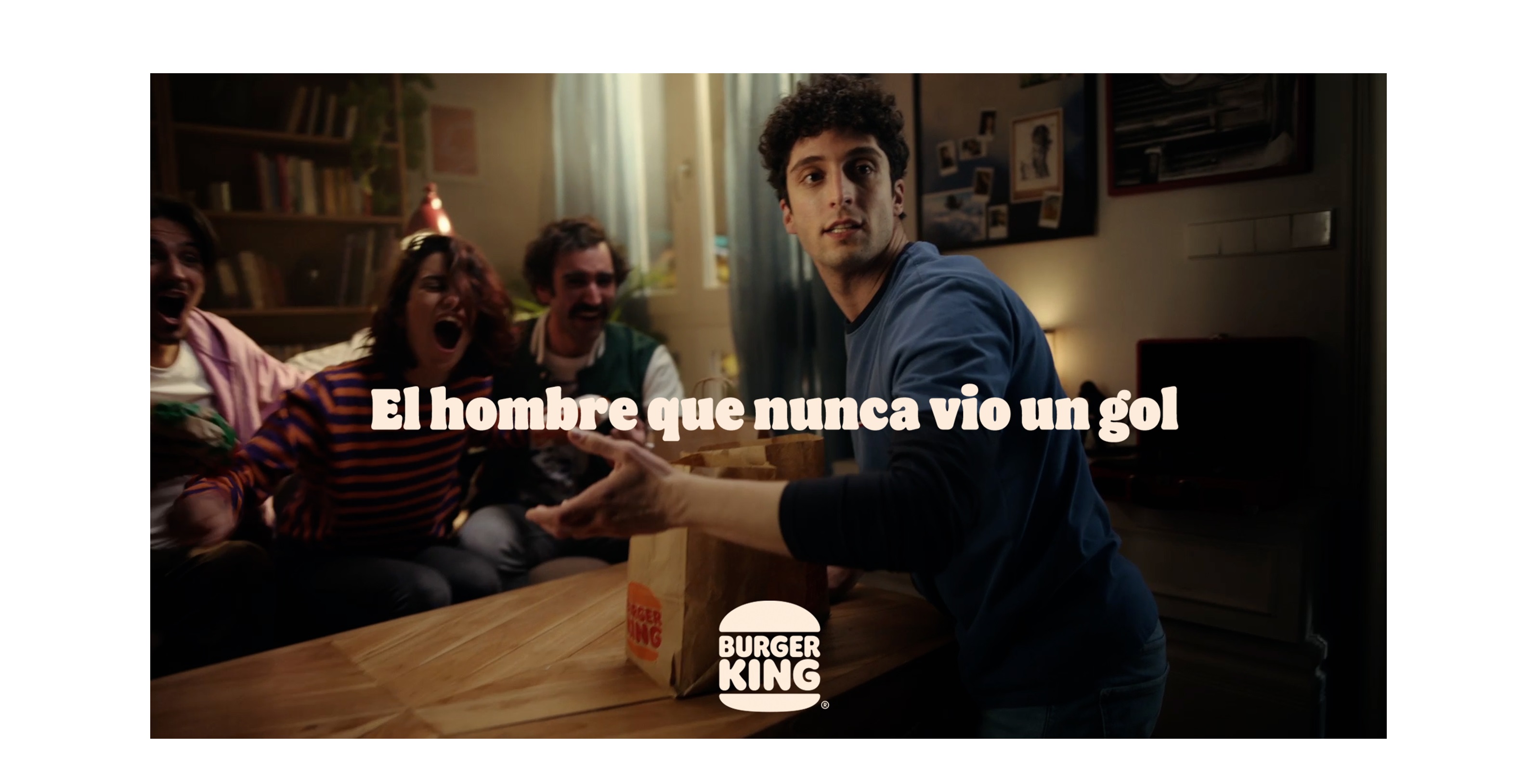 BURGER KING, lanza , El hombre , que nunca ,vio un gol, La Despensa , programapublicidad