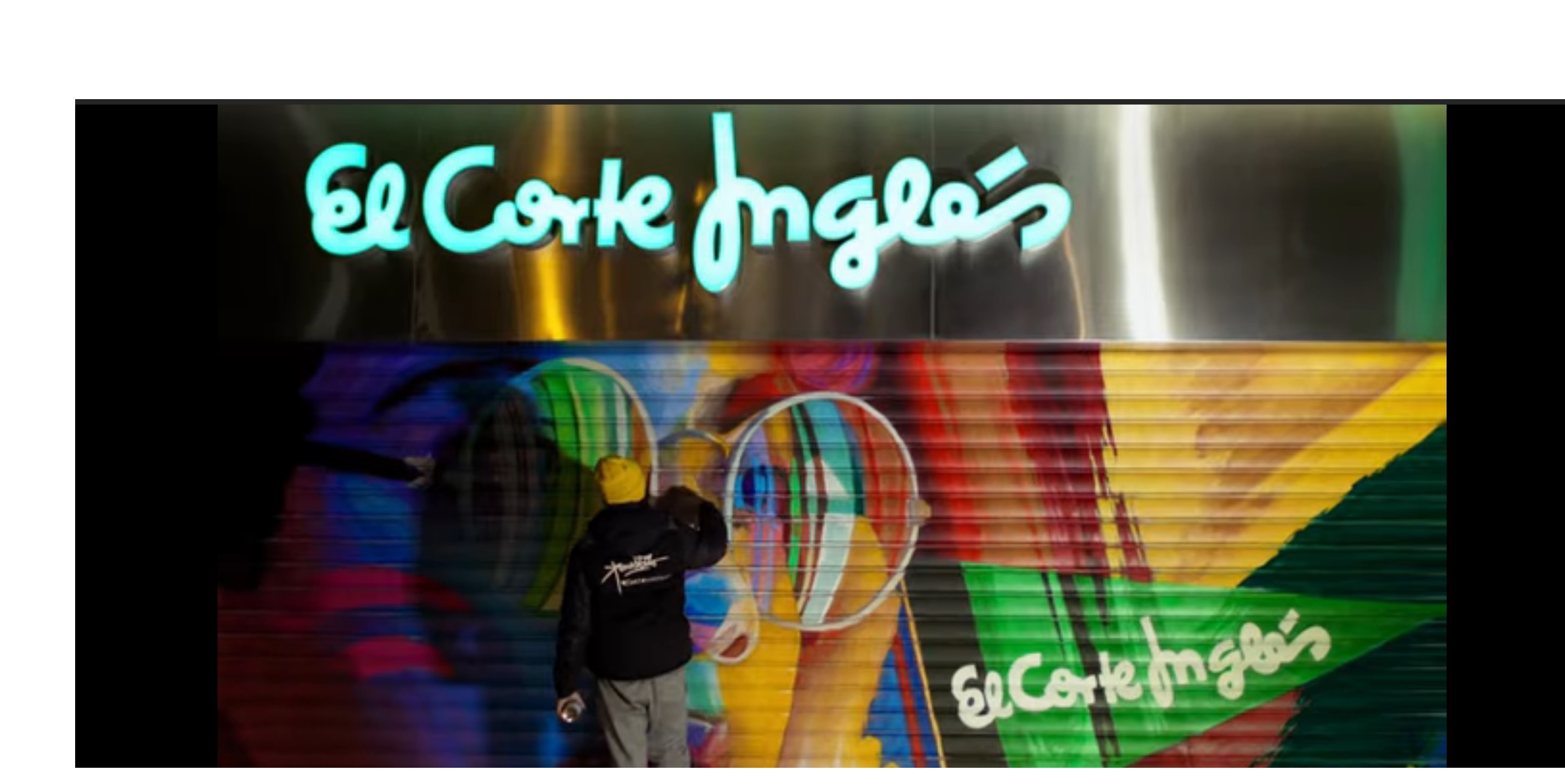El Corte Inglés, patrocina,Liga Nacional , Graffiti,impulsar , arte urbano, programapublicidad